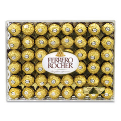 FERRERO Hazelnut Chocolate Diamond Gift Box, 21.2 oz, 48 Pieces, Ships in 1-3 Business Days