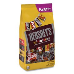 The Hershey Company Miniatures Variety Party Pack, Assorted Chocolates, 35.9 oz Bag, Ships in 1-3 Business Days
