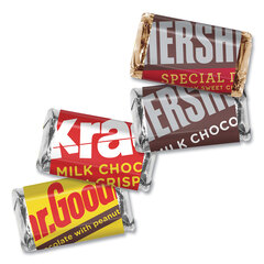 The Hershey Company Miniatures Variety Share Pack, Assorted Chocolates, 10.4 oz Bag, 3/Pack, Ships in 1-3 Business Days