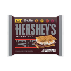 The Hershey Company Milk Chocolate Bar, 1.55 oz Bar, 6 Bars/Pack, 2 Packs/Box, Ships in 1-3 Business Days