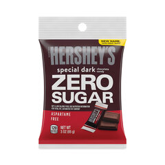 The Hershey Company Miniatures Special Dark Sugar-Free Chocolate, 3 oz Bag, 12 Bags/Carton, Ships in 1-3 Business Days