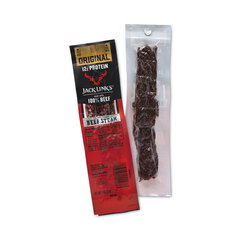 Link Snacks Inc. Beef Steak, Original, 1 oz, 12/Box, Ships in 1-3 Business Days