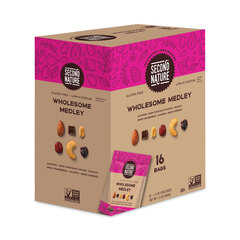 Kar's Nuts Wholesome Medley Trail Mix, 1.5 oz Bag, 16 Bags/Carton, Ships in 1-3 Business Days
