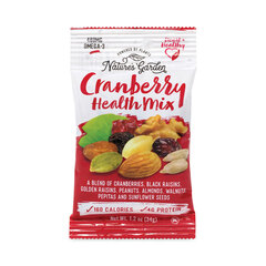 Nature's Garden Cranberry Health Mix, 1.2 oz Pouch, 6 Pouches/Pack, Ships in 1-3 Business Days