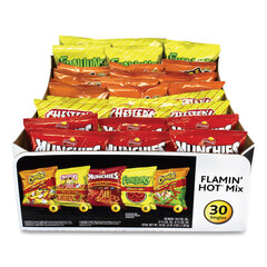 Frito-Lay Flamin' Hot Mix Variety Pack, Assorted Flavors, Assorted Size Bag, 30 Bags/Carton, Ships in 1-3 Business Days
