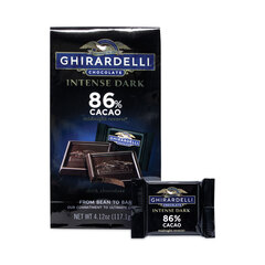 Ghirardelli Intense Dark Midnight Reverie 86% Cacao Singles Bag, 4.12 oz Packs, 3 Count, Ships in 1-3 Business Days
