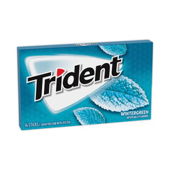 Mondelez International Sugar-Free Gum, Wintergreen, 14 Sticks/Pack, 12 Packs/Carton, Ships in 1-3 Business Days