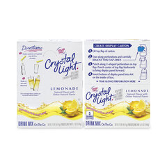 Kraft On-The-Go Sugar-Free Drink Mix, Lemonade, 0.17 oz Single-Serving Tubes, 30/Pack, 2 Packs/Box, Delivered in 1-4 Business Days