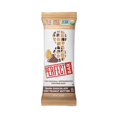 Perfect Bar Refrigerated Protein Bar, Dark Chocolate Peanut Butter with Sea Salt, 2.3 oz Bar, 16/Carton, Ships in 1-3 Business Days