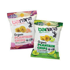 Barnana Plantain Chip Variety Pack, 2 oz Bag, 12/Pack, Delivered in 1-4 Business Days