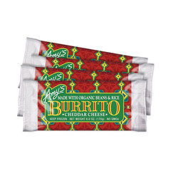 GRR90300142 - Amys Cheddar Cheese, Bean and Rice Burrito