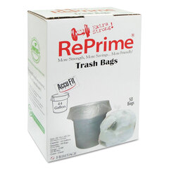 Heritage Bag Linear Low Density Can Liners with AccuFit Sizing, 44 gal, 0.9 mil, 37