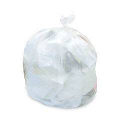 Heritage Bag High-Density Waste Can Liners, 16 gal, 12 mic, 24 x 33, Natural, 500/Carton