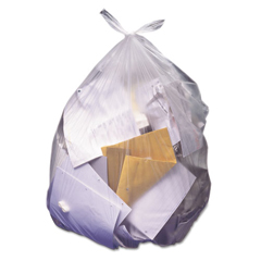 Heritage Bag High-Density Coreless Can Liners, 40-45gal, 14 mic, 40 x 48, Natural, 250/Carton