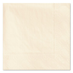Hoffmaster Beverage Napkins, 2-Ply, 9 1/2 x 9 1/2, Ecru, 1000/Carton