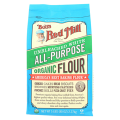 HGR0663815 - Bob's Red Mill - Organic Unbleached White All-Purpose Flour - 5 lb - Case of 4