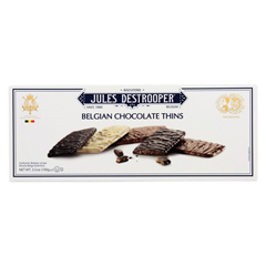 HGR0841759 - Jules Destrooper - Cookies - Chocolate Thin - Case of 12 - 3.52 oz.