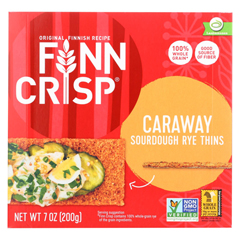 HGR0979922 - Finn Crisp - Crispbread - Caraway - 7 oz. - case of 9