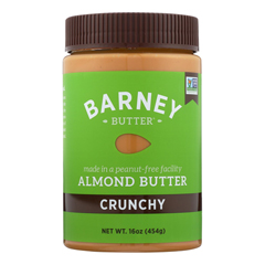 HGR0100404 - Barney Butter - Almond Butter - Crunchy - Case of 6 - 16 oz..