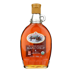 HGR0106450 - Shady Maple Farms - 100 Percent Pure Organic Maple Syrup - Case of 12 - 16.9 Fl oz..