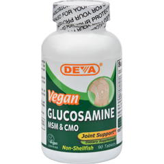 HGR0106823 - Deva Vegan Vitamins - Glucosamine MSM and CMO - 90 Tablets