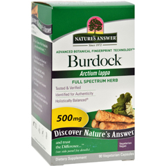 HGR0123554 - Nature's Answer - Burdock Root - 90 Vegetarian Capsules
