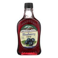 HGR0138917 - Maple Grove Farms - Blueberry Maple Syrup - Case of 12 - 8.5 Fl oz..