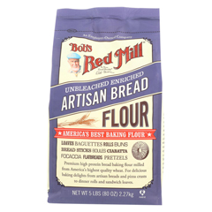 HGR01614460 - Bob's Red Mill - Artisan Bread Flour - 5 lb - Case of 4