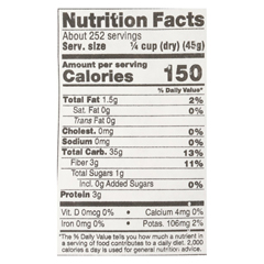 HGR0170985 - Lundberg Family Farms - Short Grain Brown Rice - Case of 25 lbs