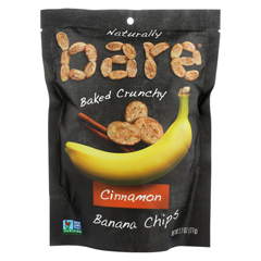 HGR01735877 - Bare Fruit - Banana Chip - Cinnamon - Case of 12 - 2.7 oz.