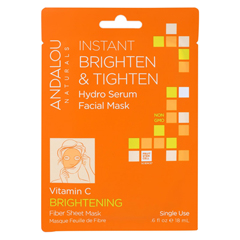 HGR01800481 - Andalou Naturals - Instant Brighten & Tighten Facial Mask - Vitamin C - Case of 6 - 0.6 fl oz.