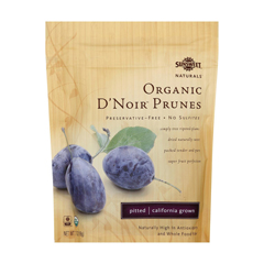 HGR0206375 - Sunsweet Naturals - Organic DNoir Prunes - Case of 12 - 7 oz.