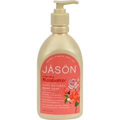 HGR0224782 - Jason Natural Products - Pure Natural Hand Soap Invigorating Rosewater - 16 fl oz