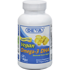 HGR0233924 - Deva Vegan Vitamins - Omega-3 DHA - 90 Vegan Softgels