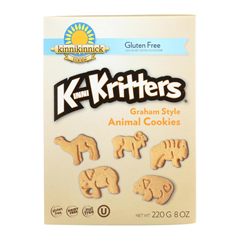 HGR0241141 - Kinnikinnick - Kinnikritter Animal Cookies - Case of 6 - 8 oz..