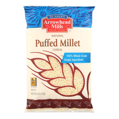 HGR0266304 - Arrowhead Mills - All Natural Puffed Millet Cereal - Case of 12 - 6 oz..