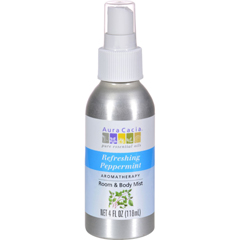 HGR0277228 - Aura Cacia - Aromatherapy Mist Peppermint Harvest - 4 fl oz