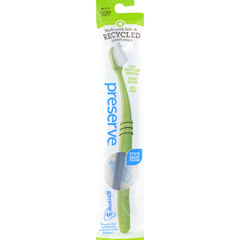 HGR0284018 - Preserve - Adult Ultra Soft Toothbrush with Mailer - 6 Pack - Assorted Colors