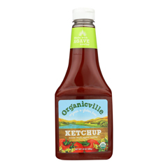HGR0290940 - Organicville - Organic Ketchup - Tomato - Case of 12 - 24 oz..