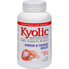 HGR0318006 - Kyolic - Aged Garlic Extract Stress and Fatigue Relief Formula 101 - 200 Capsules