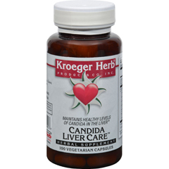 HGR0339903 - Kroeger Herb - Candida Liver Care - 100 Vegetarian Capsules