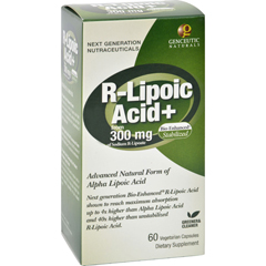 HGR0400408 - Genceutic Naturals - R-Lipoic Acid Plus - 300 mg - 60 Vcaps