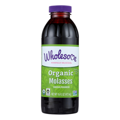 HGR0452052 - Wholesome Sweeteners - Molasses - Organic - Blackstrap - Unsulphured - 16 oz.. - case of 12