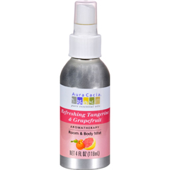 HGR0455493 - Aura Cacia - Aromatherapy Mist Tangerine Grapefruit - 4 fl oz