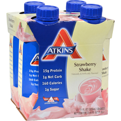 HGR0458182 - Atkins - Advantage RTD Shake Strawberry - 11 fl oz Each / Pack of 4