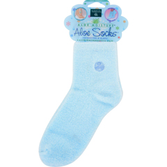 HGR0505164 - Earth Therapeutics - Aloe Socks Blue - 1 Pair