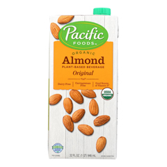 HGR0518282 - Pacific Natural Foods - Almond - Non Dairy - Case of 12 - 32 Fl oz..