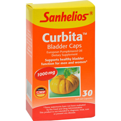 HGR0541755 - Sanhelios - Curbita Bladder Caps European Pumpkinseed Oil - 1000 mg - 30 Softgels