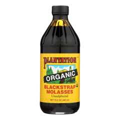 HGR0544494 - Plantation - Organic Blackstrap Molasses Syrup - Case of 12 - 15 oz..