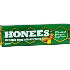 HGR0596809 - Honees - Cough Drops - Menthol - Case of 24 - 9 Pack